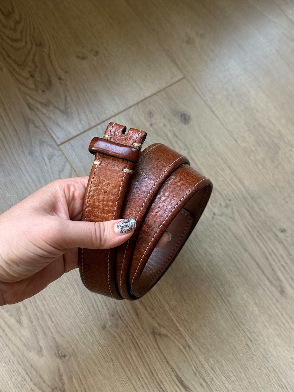 Trafalgar men’s Austin genuine Italian leather belt 38/95